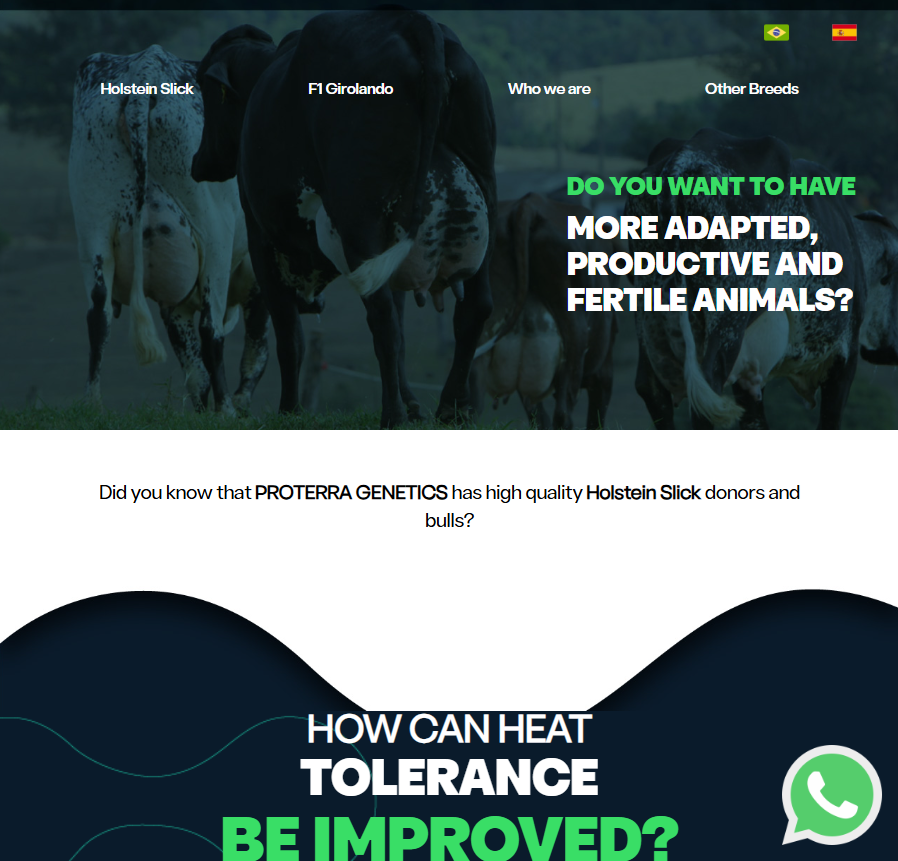 sitio web de proterra genetics