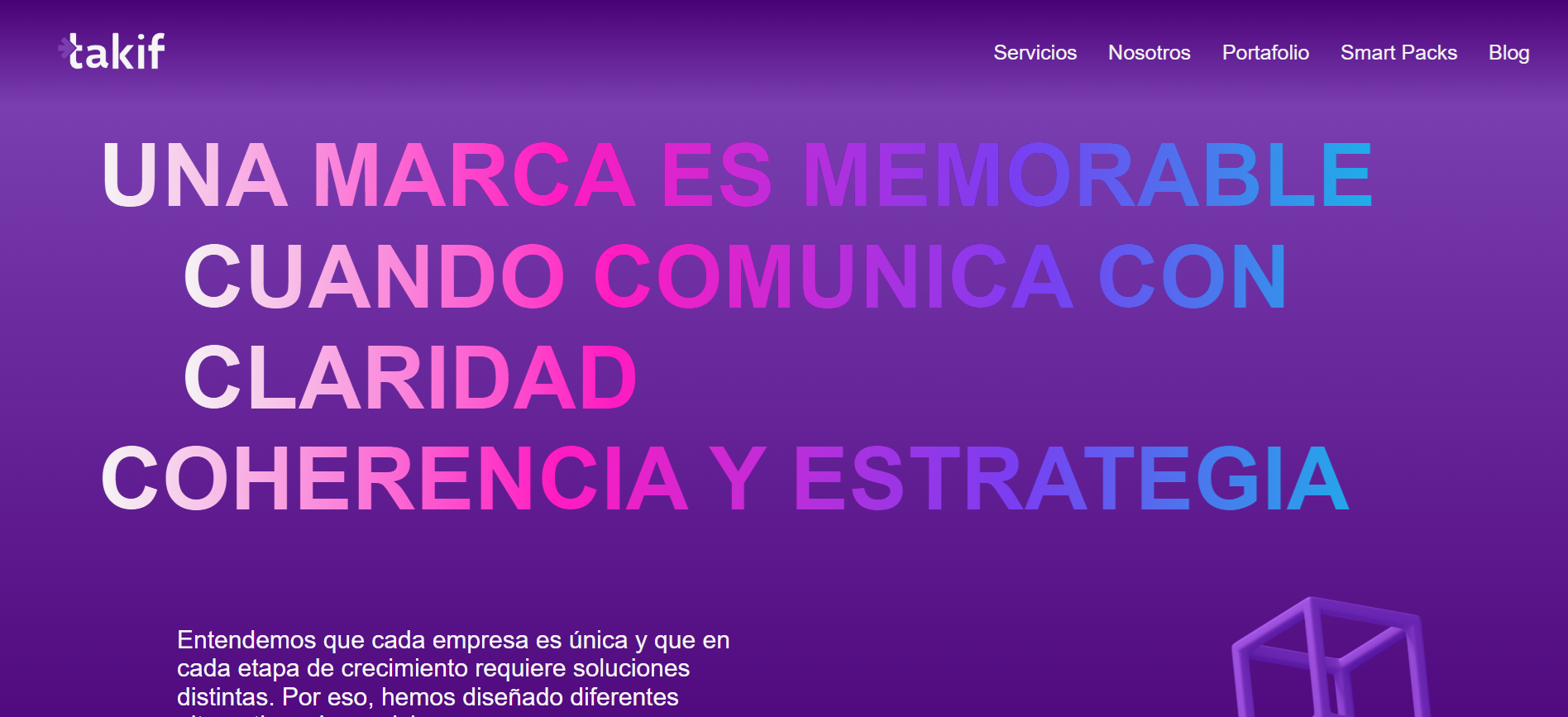 sitio web de we are takif